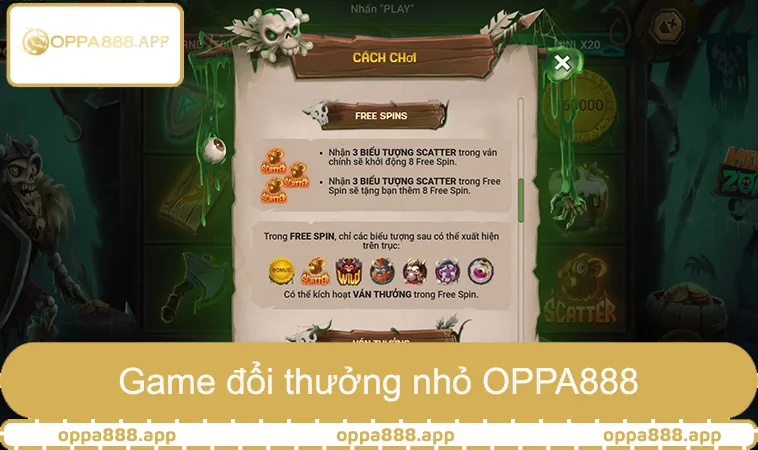 Mini Game OPPA888 3 Game đổi thưởng nhỏ OPPA888
